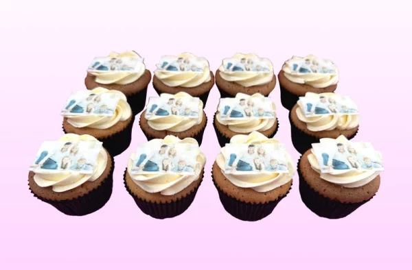 Cupcakes met print