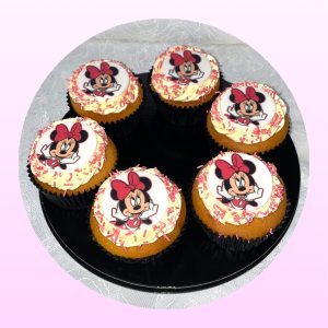 Minnie Mouse cupcakes
