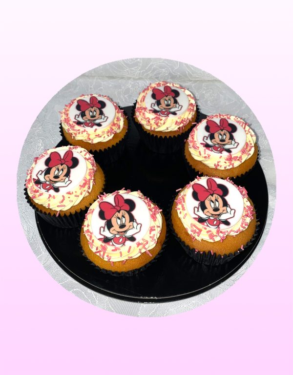 Minnie Mouse cupcakes