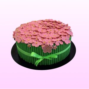 Bloemen taart model 3