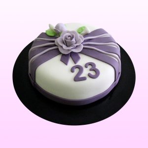 Bloemen taart model 4