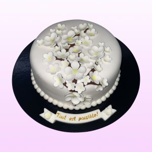 Bloemen taart model 6