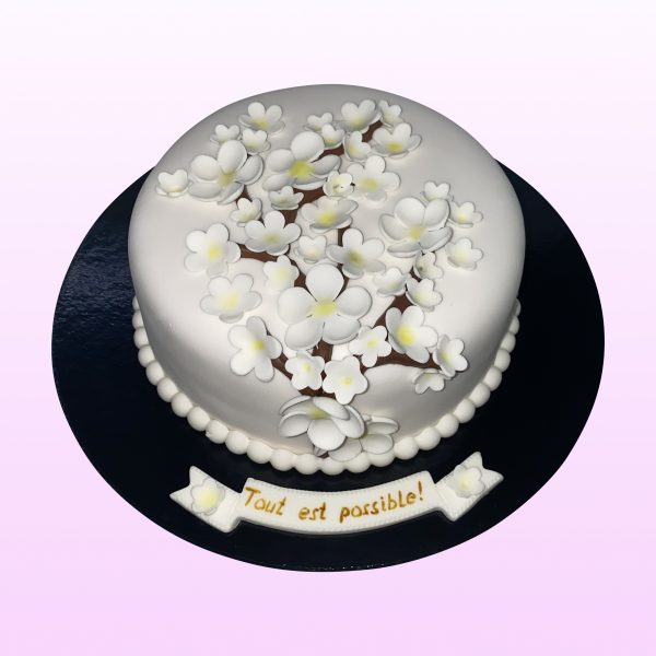 Bloemen taart model 6