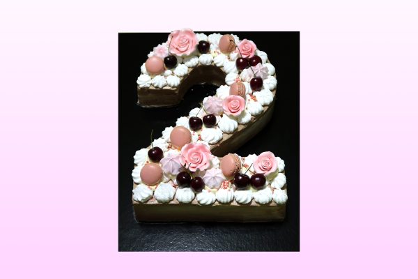 Cijfertaart met fruit - Image 3
