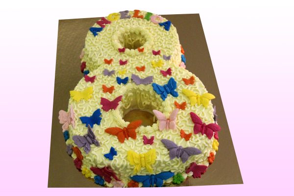 Cijfertaart met vlinders - Image 4
