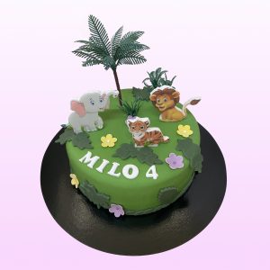 Jungle taart model 1