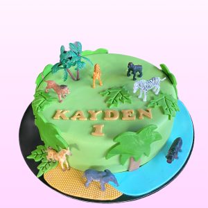 Jungle taart model 2