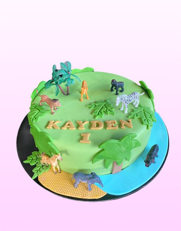 Jungle taart model 2