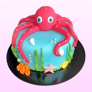 Octopus taart model 1
