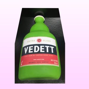 3D fles taart