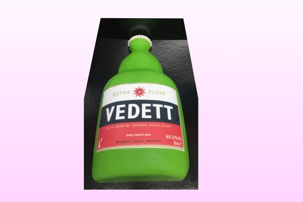 3D fles taart