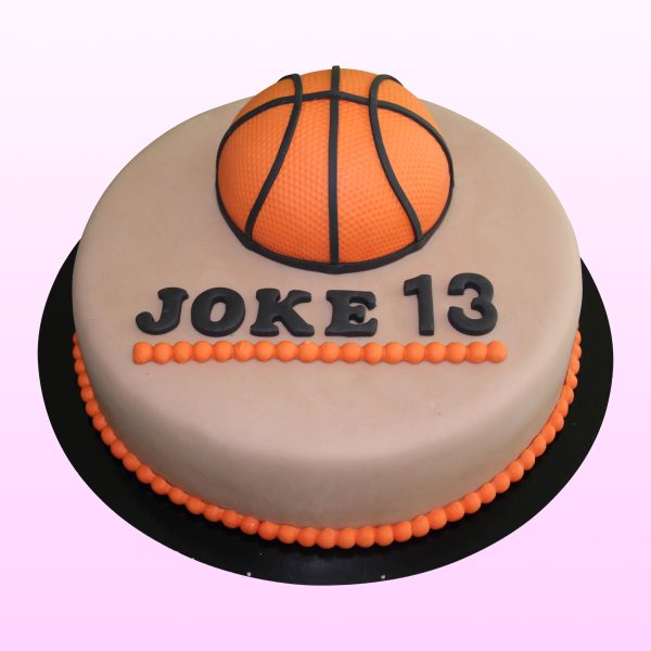 Basketbal taart model 2