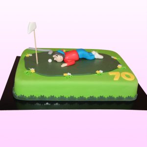 Golf taart