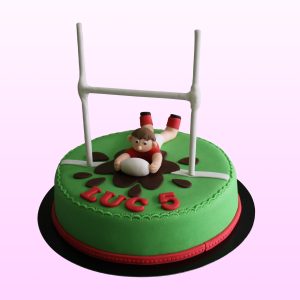 Rugby taart