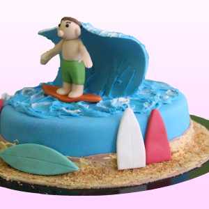 Surfen taart