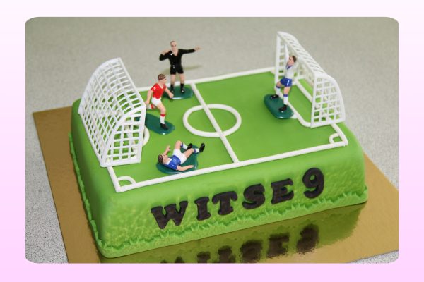 Voetbal taart model 1