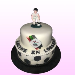 Voetbal taart model 5