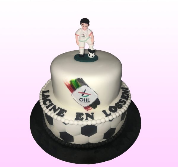 Voetbal taart model 5
