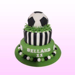 Voetbal taart model 6