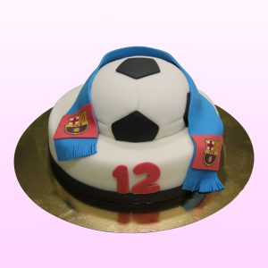 Voetbal taart model 8
