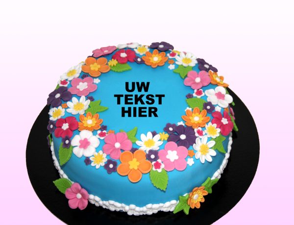 Bloemen taart model 1