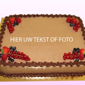 Chocolade rode fruit taart model 2