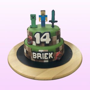 Minecraft taart model 1