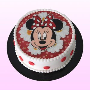 Minnie Mouse taart model 1