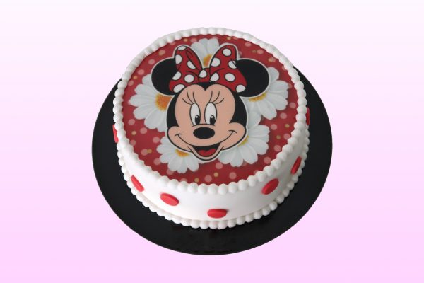 Minnie Mouse taart model 1