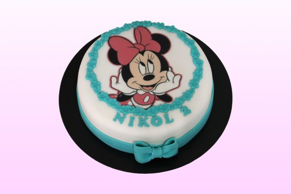 Minnie Mouse taart model 1 - Afbeelding 2