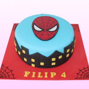 Spiderman taart model 2