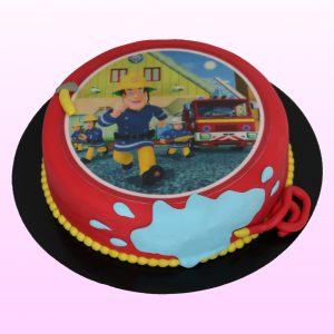 Brandweerman Sam taart model 1