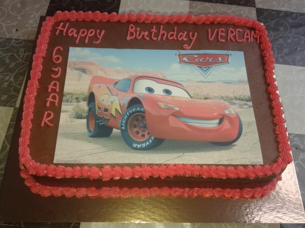 Cars taart model 1 - Afbeelding 2