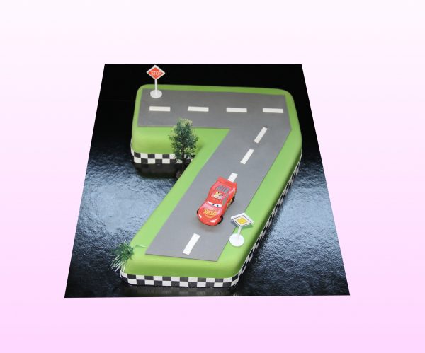 Cars taart model 2