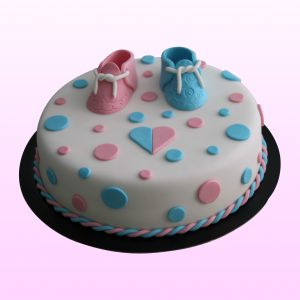 Gender reveal taart model 5