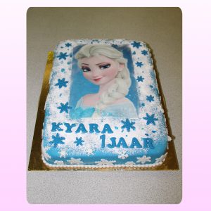 Frozen taart model 4