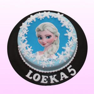 Frozen taart model 5