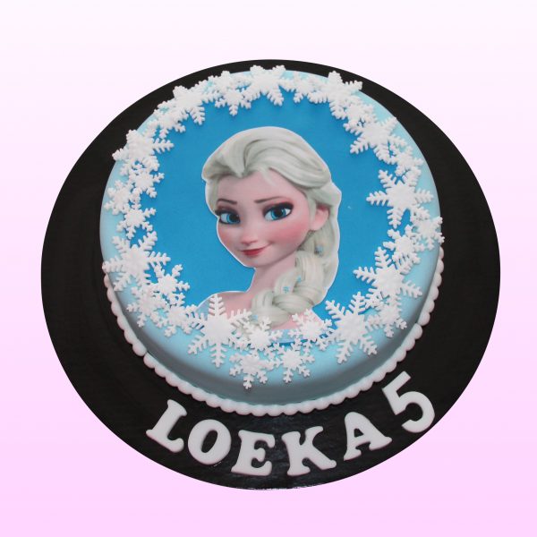 Frozen taart model 5