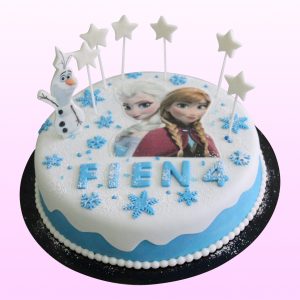 Frozen taart model 8