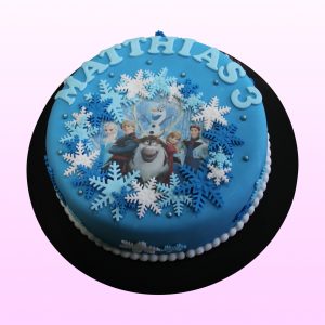 Frozen taart model 9
