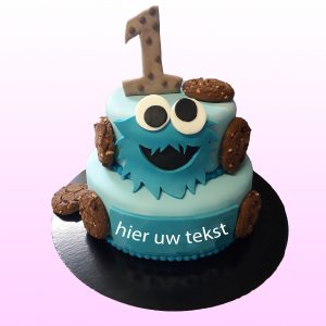 Koekiemonster taart model 2