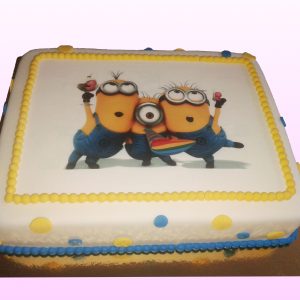 Minions taart model 2