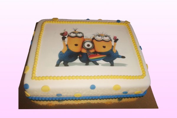 Minions taart model 2