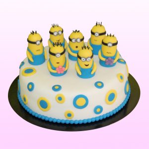 Minions taart model 5