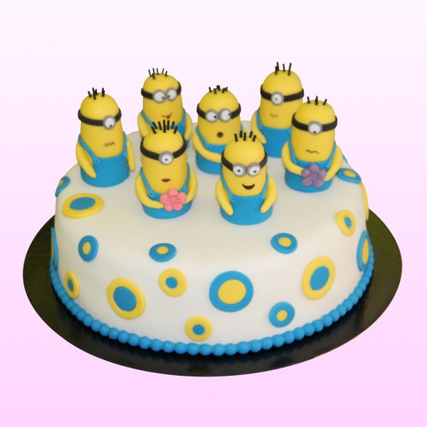 Minions taart model 5