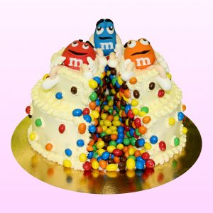 M&M's taart model 2