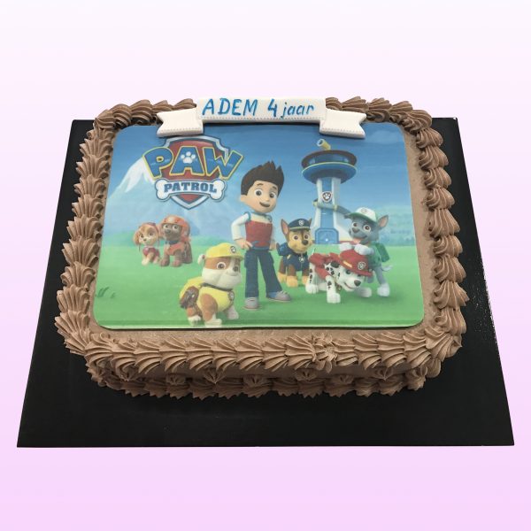 Paw Patrol taart model 3