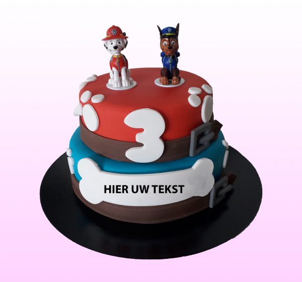Paw Patrol taart model 4