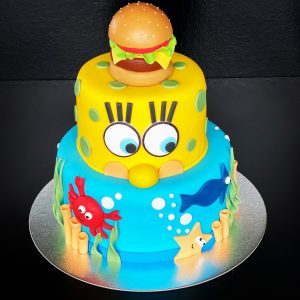 SpongeBob taart model 3